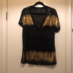 Petite women’s dressy v-neck